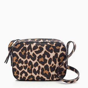 Jcrew cheetah print crossbody bag.  Like new
